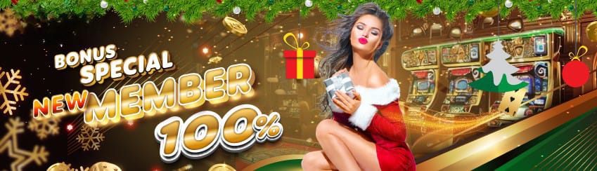 BONUS NEW MEMBER 100%